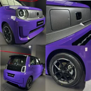 Ilustrasi fitur Honda Super-ONE seperti Honda SENSING, Google Built-in, dan Vehicle-to-Load (V2L).